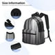 thumbnail image 3 of Fotbe Monochrome Abstract Lines Mochila Ligera Casual para Laptop para Hombres y Mujeres, Mochila Impermeable de Uso Diario, Mochila para Universidad, 3 of 6