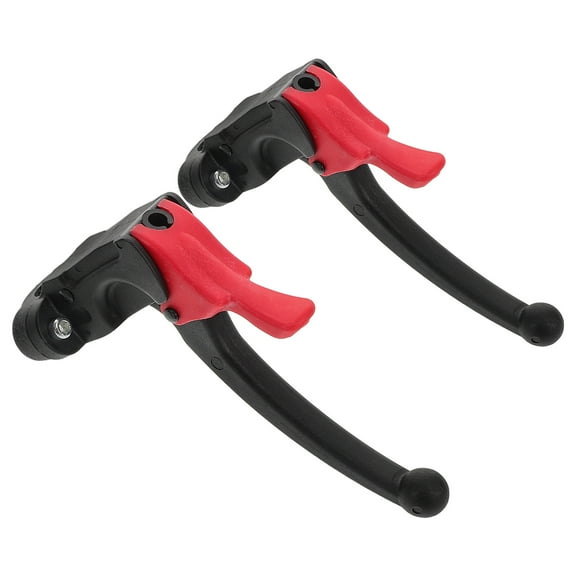 Amosfun 1Pair Black Plastic Wheelchair Hand Brake Enhanced Safety for Home Use