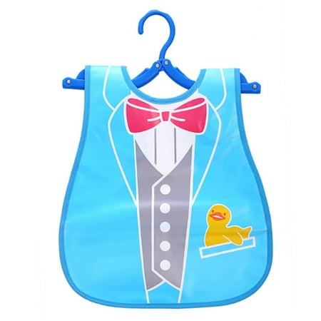 Cartoon Baby Bibs Waterproof Newborn Bandanas Feeding Baby Burp Cloths Girls Boys Saliva Towel Print Apron WHITE