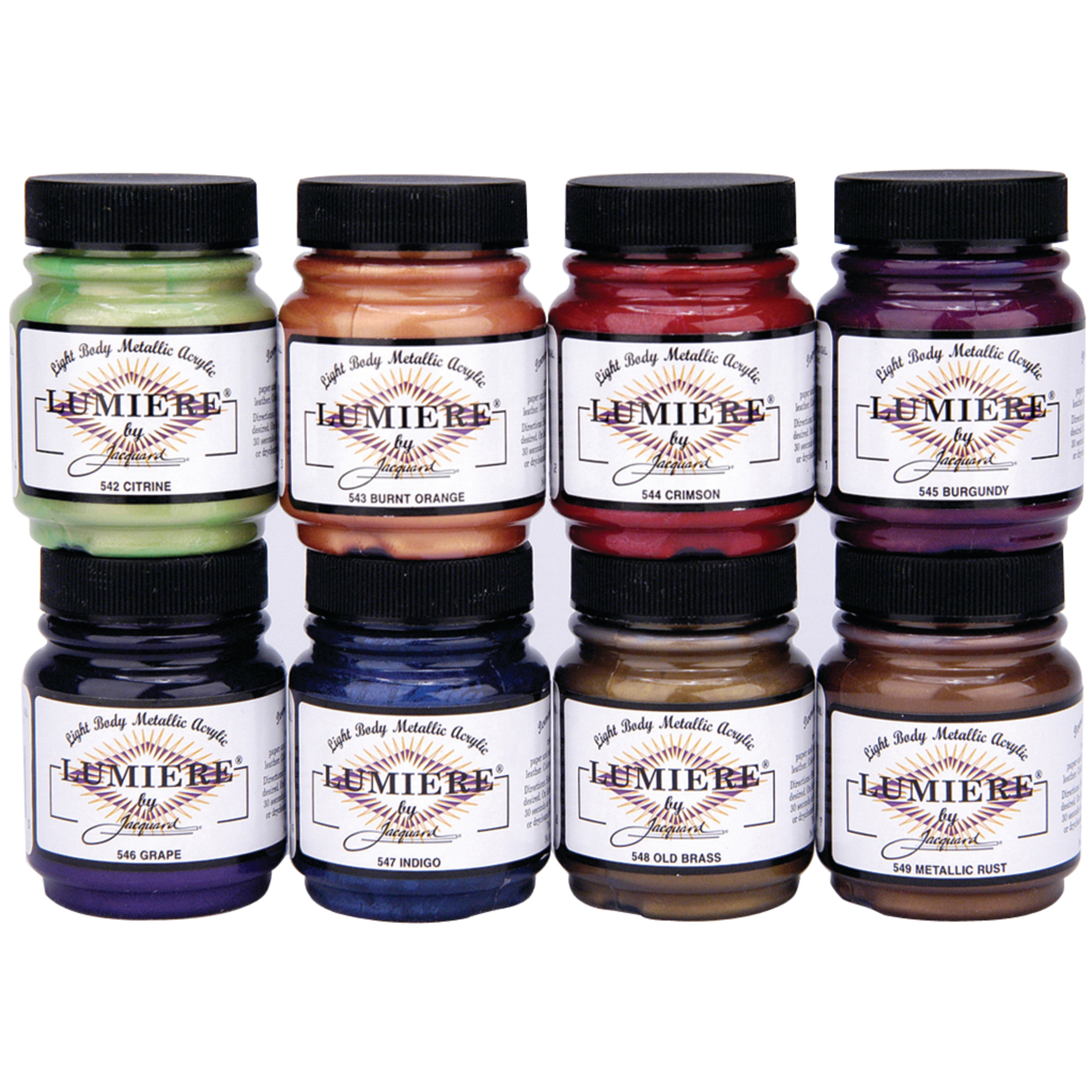 Jacquard Lumiere Acrylic Color, 2.25 oz., Burgundy