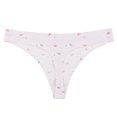 thumbnail image 1 of Braguita cintura alta Gibobby - Ropa interior bragas tanga mujer - Estampado transpirable Morado M, 1 of 2