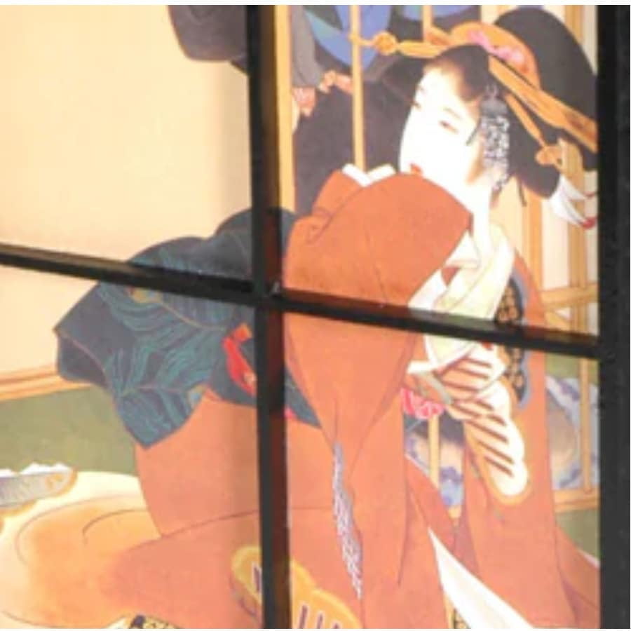 18" Geisha Shoji Lamp - Black