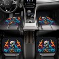thumbnail image 6 of XMXT Waterproof Floor Mats for Cars, Gaming Skull Print Car Floor Mats All Weather Universal Fit Auto Carpet Car Accessories, 4 Piece, 6 of 6