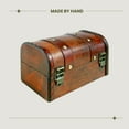 thumbnail image 3 of Pirate Treasure Chest Storage Box Durable Wood Metal Consction, 3 of 6