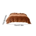 thumbnail image 3 of Diamond Lattice Throw Blanket 39.37x27.56in Multi Purpose Decorative Bed Blanket for Home, 3 of 6