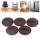 thumbnail image 5 of Felt&nbsp;Caster&nbsp;Cups, Protect From Damage Square 5Pcs Bottom&nbsp;Furniture Pads For Hardwood&nbsp;Floors ANGGREK Otros, 5 of 8