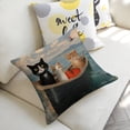 thumbnail image 5 of cats boat illustrationlinen throw pillowcase decoration pillowcase gifting preferred 24x24 inch cushion cover 4 sets sofa pillowcase sofa bedroom living room car, 5 of 8
