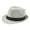 Light Gray, variant on Ludlz Men/Women Summer Classic Short Brim Beach Sun Hat Straw Linen Hat