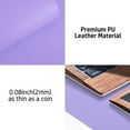 thumbnail image 3 of Aothia Leather Desk Pad Protector ,Mouse Pad,Office Desk Mat, Non-Slip PU Leather Desk Blotter,Laptop Desk Pad,Waterproof Desk Writing Pad for Office and Home (31.5" x 15.7", Lavender), 3 of 7