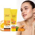 thumbnail image 1 of Loción Protectora Solar de Cúrcuma Natural SPF 50 PA+++ con Aceite de Zanahoria y Extracto de Cáscara de Naranja, Fórmula Ligera No Grasa para Pieles Sensibles y Grasas, Protección UV de Amplio, 1 of 7