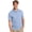 Light Blue, variant on Men's Cotton-Blend EcoSmartÂ® Jersey Polo - 054X