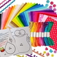 thumbnail image 4 of Sewing Kit for Kids, DIY Craft for Kids, The Most Wide-Ranging Kids Sewing Kit, Quality Kids Sewing Supplies, Includes a Booklet of Cutting Stencil Shapes for The First Step in Sewing, 4 of 5