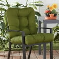 thumbnail image 2 of Greendale Home Fashions Hunter Green Outdoor Dining Chair Cushion, 2 of 8