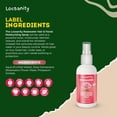 thumbnail image 6 of Locsanity Pure Rosewater Hair and Facial Spray – Trial Size Hydrating Face Mist to Soothe, Refresh, and Rejuvenate Skin, Reduce Oil and Buildup (4oz), 6 of 9