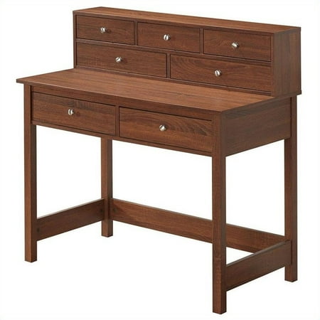 Techni Mobili Elegant Desk Hall Table With Storage In Oak