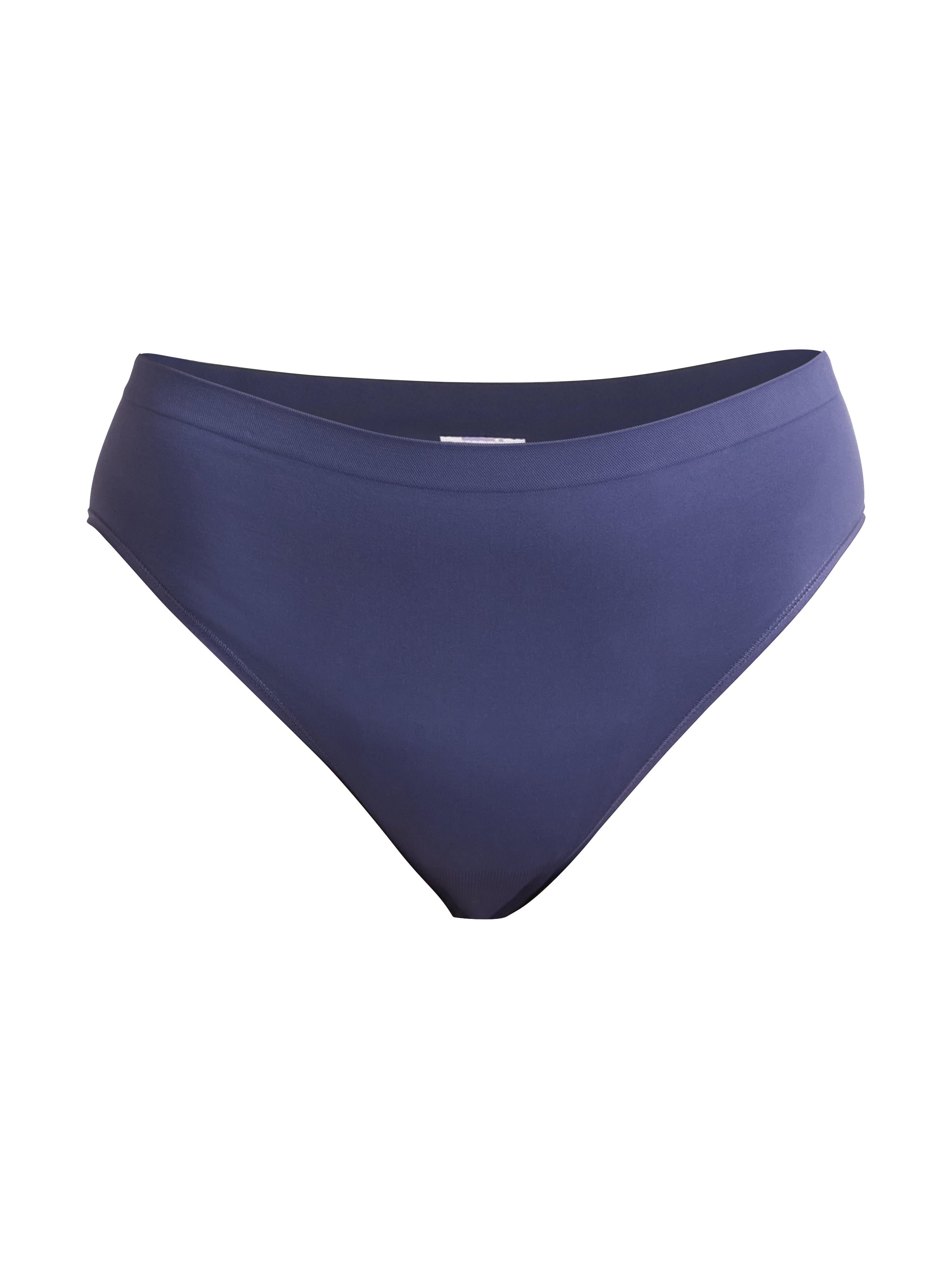 Joyspun Women's Seamless Bikini Panties, 3-Pack, Sizes XS-3XL