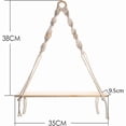 thumbnail image 3 of Estante Colgante de Pared, Estantes Boho con Madera, Macramé Hecho una Mano 2 Piezas para Colgar Plantas y DecoracióN, 3 of 5