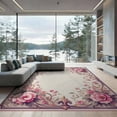 thumbnail image 2 of ODIKA 8'x10' Washable Area Rug Storybook Fairytale Carousel With Whimsical Floral Medallion Center for Living Room, Under Sectional, Family Room , Durable, Non-Slip, 2 of 7