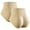 Beige 2 Pack, variant on MISS MOLY 2 Pack Womens Mid Waist Padded Butt Lifter Tummy Control Panties Underwear with Removable Pads