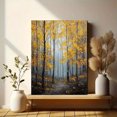 thumbnail image 6 of Golden Forest Landscape Canvas Print, Suitable for Living Room, Bedroom, Office, Hallway, Entryway Decor, 6 of 8