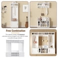 thumbnail image 4 of Yesfashion Shoe Storage Bench with Shelves Coat Hooks, Elegant Hall Tree with Wall Mounted Coat Rack, Entryway Organizer for Hallway, Foyer, Mudroom, Entrance Living Room, 4 of 9