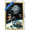thumbnail image 3 of Star Wars: Return of the Jedi - Space Battle Wall Poster, 14.725" x 22.375", Framed, 3 of 3