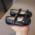 thumbnail image 3 of Viluyesy Kid Girls Shoes Flat Bottom Soild Color Non-Slip Casual Footwear for Girls Black Size 30, 3 of 8