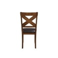 thumbnail image 4 of Acme Furniture Apollo Side Chair (Set-2), Espresso PU & Walnut, 4 of 4