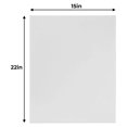 15x22 White Foamboards Acid 3/16" White Foam for Framing