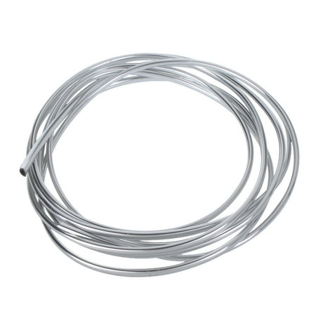 4M U Style DIY Car Interior Air Conditioner Outlet Vent Grille Chrome Decoration Strip Silvery