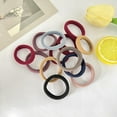 thumbnail image 2 of Clear Out Stock! Awwp Black 100 Hair Ties 100 Pack Seamless Cotton Hair Ties Bulk High Stretch Hair Ties No Crease No Metal Ponytail Hair Clip Accessories for Women Girls, 2 of 3