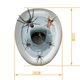 thumbnail image 3 of Fiudx Pegatinas de Halloween para Baño, Calcomanías de Pared de Pvc Aterradoras, Autoadhesivas, Removibles, de Fácil Aplicación, para Decoración de Fiestas y Hogar, con Un Divertido Ambiente de Hallo, 3 of 3