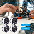 thumbnail image 3 of Aluminio RC Beadlock Ruedas Llantas Neumáticos de goma para RC Car Toy (Negro) Likrtyny juguetes de los niños, 3 of 9