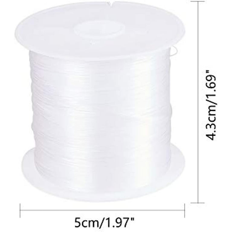 0.2-0.4MM Clear Beading Wire Cord Thread Nylon Fishing String Jewelry DIY  Crafts