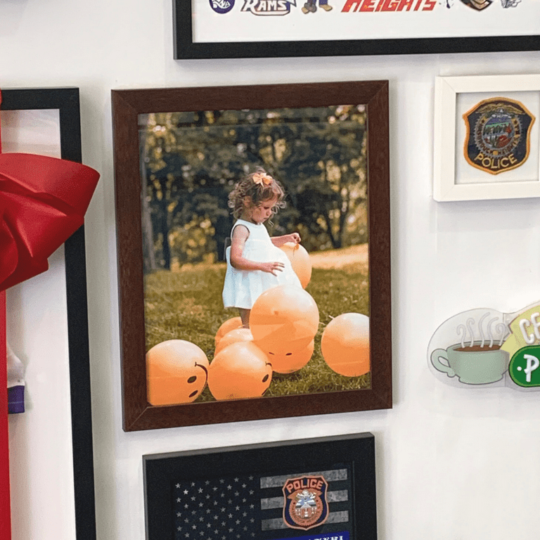 Brown Wood 8x15 Picture Frame 8x15 Frame Poster Photo - Walmart.com