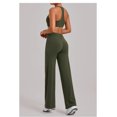 thumbnail image 4 of SKQIT Womens Workout Sets 2 Piece Yoga Outfits Racerback Tank Top High Waist Flare Leggings Gym Sets, 4 of 7