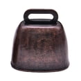 thumbnail image 2 of 3x Grazing Bell Small Loud Bells Metal Cow Cattle Farm Animal Red Bronze, 2 of 8