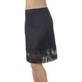 thumbnail image 4 of Women's Vanity Fair 1174118 Lace Trim 18 Inch Half Slip (Black M), 4 of 6