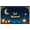 3A, variant on Eid Mubarak Arabic Lantern Moon Decorations Banner Backdrop Ramadan Party Supplies Photography Props Decor Festivities Celebration