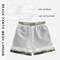 thumbnail image 3 of FORMRS Boys Swim Trunks Quick Dry Mesh Liner Boardshorts Sizes XS-XL, Ghosts Playing in A Garden, 3 of 7