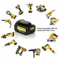 thumbnail image 2 of TurboCell 20V 6.0Ah battery for DeWalt DCF883L2 DCF885 DCF885L2 DCG412 DCS391B DCD780B DCS391B, 2 of 5