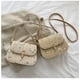 thumbnail image 2 of Zhuge Bolso de hombro tejido para mujer, bolso de mano tejido, bolsos de mano tejidos elegantes para la playa de verano, bolsos de hombro (caqui C), 2 of 5