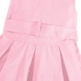 thumbnail image 7 of EnJoCho Girls Summer Denim Dress Sleeveless Button Down Collared Jean Dresses Y2K Pleated A Line Dress with Belt Toddler Maxi Dress Summer, 7 of 7