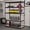 36*18*72 Inches, variant on Accreate 5 Shelf Heavy Duty Metal Rack, Adjustable Garage Storage Unit with 2000 lbs Capacity, Black