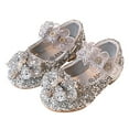 thumbnail image 2 of Lujianch Performance Dance Shoes For Girls Childrens Shoes Pearl Rhinestones Shining Kids Princess Shoes Baby Girls Shoes Sparkly Girls Boots, 2 of 5