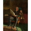 thumbnail image 2 of Eastman Johnson 12x14 Gold Ornate Wood Frame and Double Matted Museum Art Print Titled - Portrait of John C. Chandler and Philip J. Wilson, 2 of 4