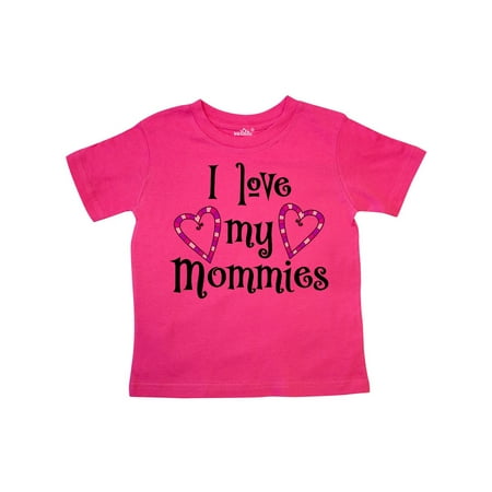 

Inktastic I Love my Mommies- hearts Gift Toddler Boy or Toddler Girl T-Shirt