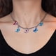 thumbnail image 1 of Collar de estado de ánimo con colgante de corazón que cambia de color para niñas, collar que cambia de color con la temperatura en cadena de plata, latón, sin piedras preciosas, 1 of 6