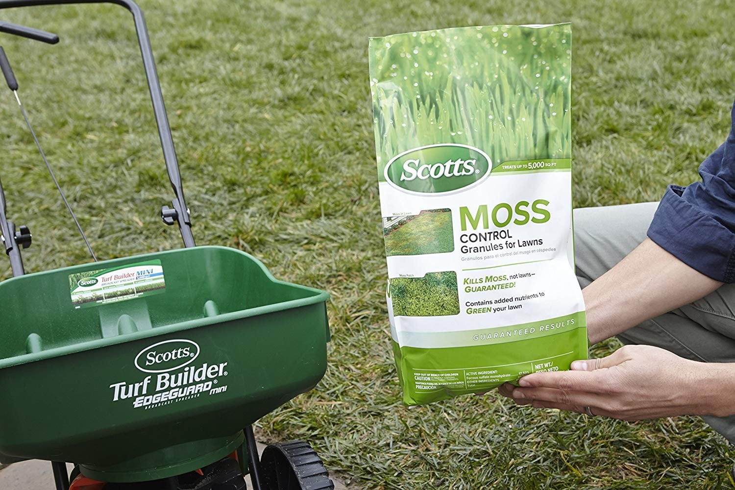 Scotts Moss Control Granules for Lawns Fertilizers