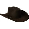 thumbnail image 2 of Ariat A7520247-6.875 Mens Wool Added Money Crown 3 Piece Buckle Band Western Hat, Brown - Size 6.87 - 3 Piece, 2 of 2